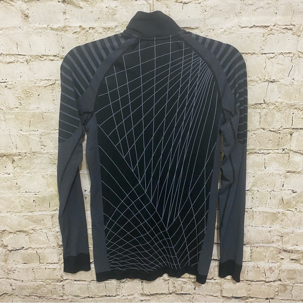 Craft Active Intensity T-Shirt Black Long Sleeve 1/4 Zip Collared - Picture 4 of 5